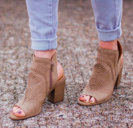 Cut-Out-Booties